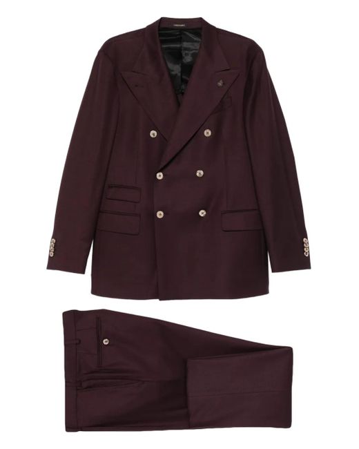 Gabriele Pasini Luigi Bianchi Wollen Pak in het Purple voor heren