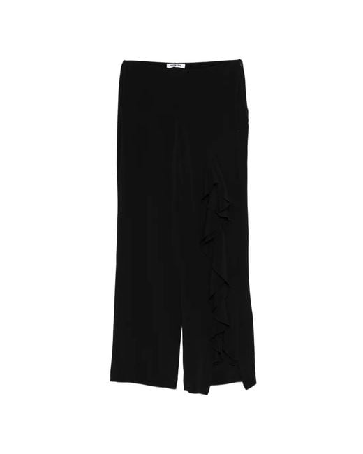 Vivetta Black Ruffled Trousers