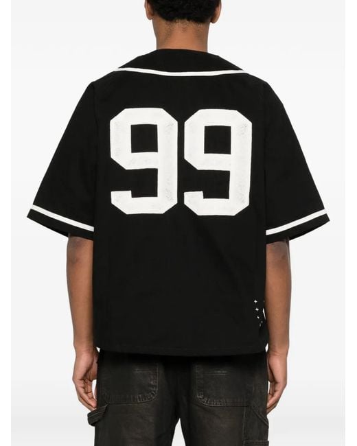 Ksubi Black Outfield Ss Button Logo T-Shirt for men