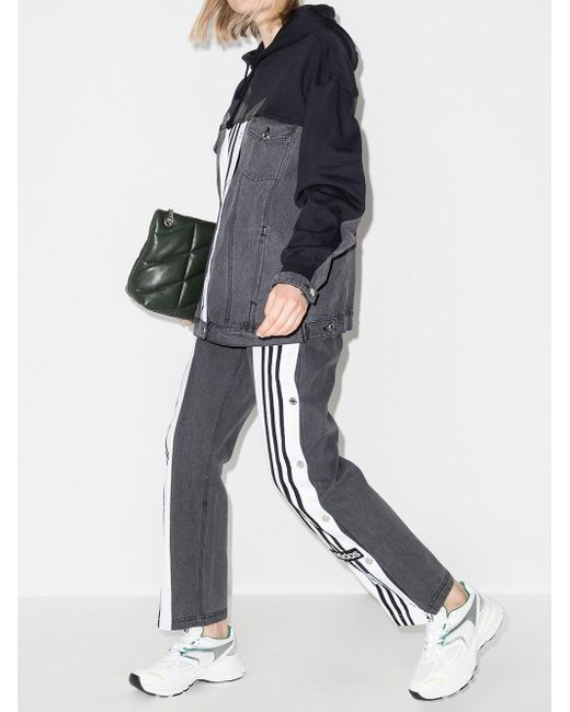 adidas X Dry Clean Only Adibreak Straight leg Jeans in Black Lyst