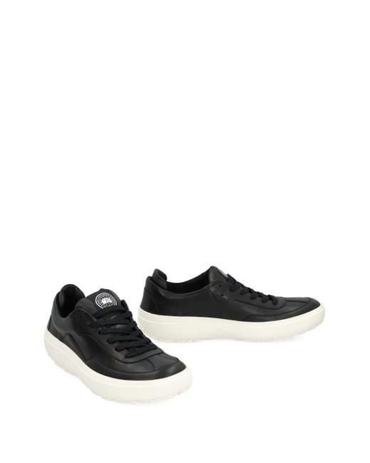 Canada Goose Black Ossington Low-Top Sneakers for men