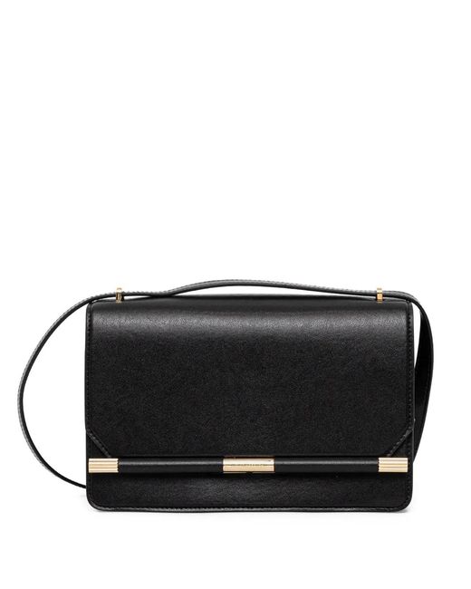 Borsa Tracolla Victoria's Secret Pieghevole, Leggera, 18x16, Colore Nero Con Rosa, Nuova