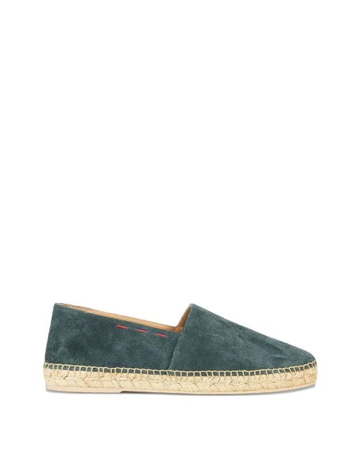 Kiton Blue Suede Espadrilles for men