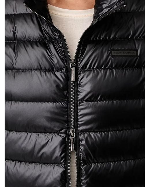 Chaleco Acolchado ARMANI EXCHANGE de color Black