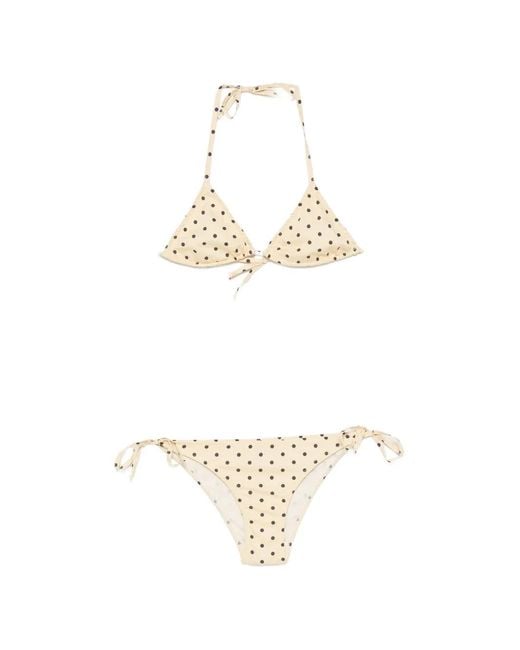 Laura Urbinati White Polka-Dot Bikini