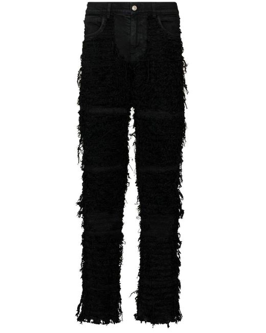 1017 ALYX 9SM Black X Means Shredded Slim Jeans for men