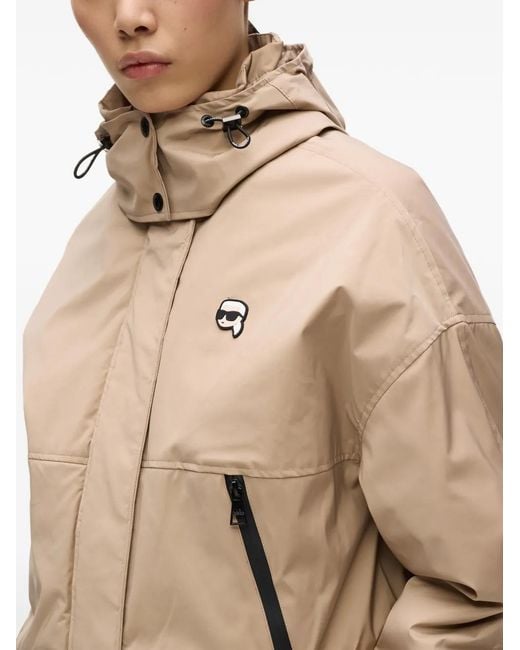 Karl Lagerfeld Natural Ikon Hooded Jacket