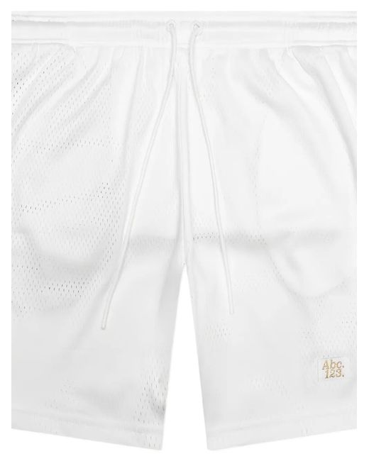 メンズ Advisory Board Crystals メッシュ ショートパンツ White