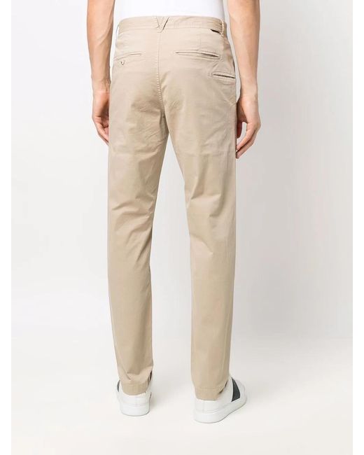 Woolrich Natural Slim-Cut Chino Trousers for men