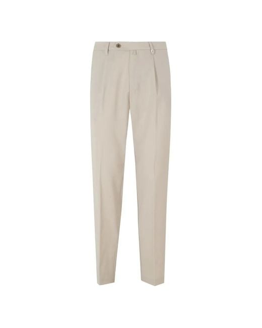 Myths Natural Pleated Tailored Trousers for men