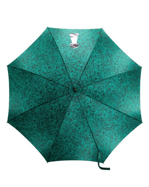 Fornasetti Green Keyhole-print Umbrella