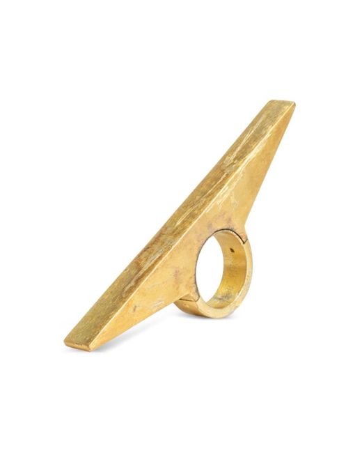 Parts Of 4 Metallic Sistema Gold-plated Ring