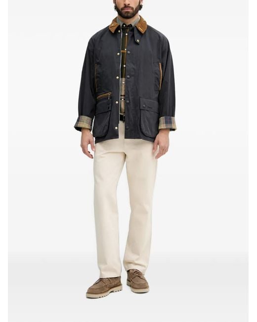 Barbour Black Bedale Coat for men