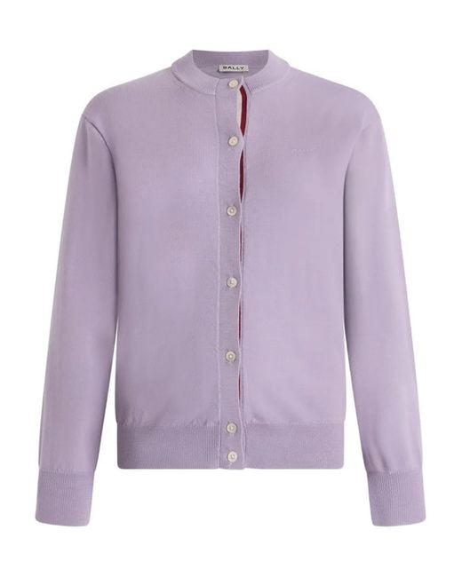 Bally Wollen Vest in het Purple