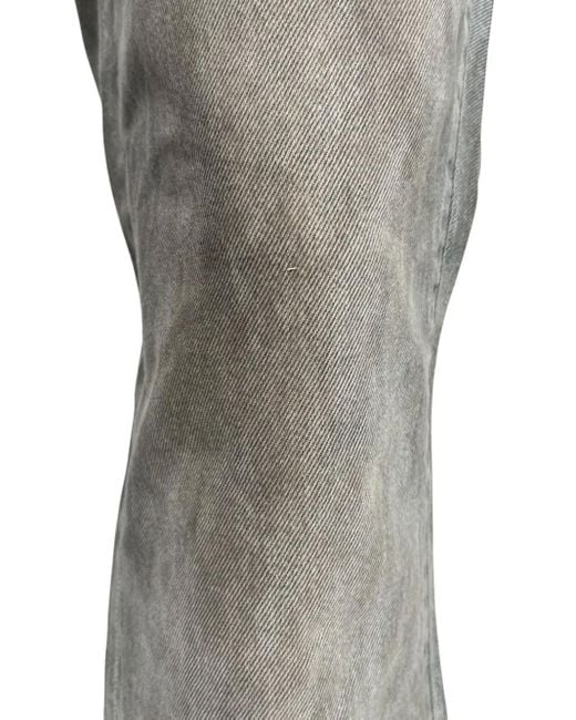 Purple Brand Gray Dirty-Effect Jeans for men