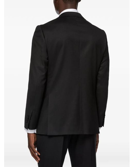 Boggi Black Single-Breasted Blazer for men
