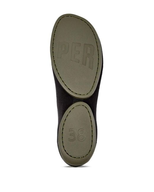 Camper Black Right Nina Ballet Flats
