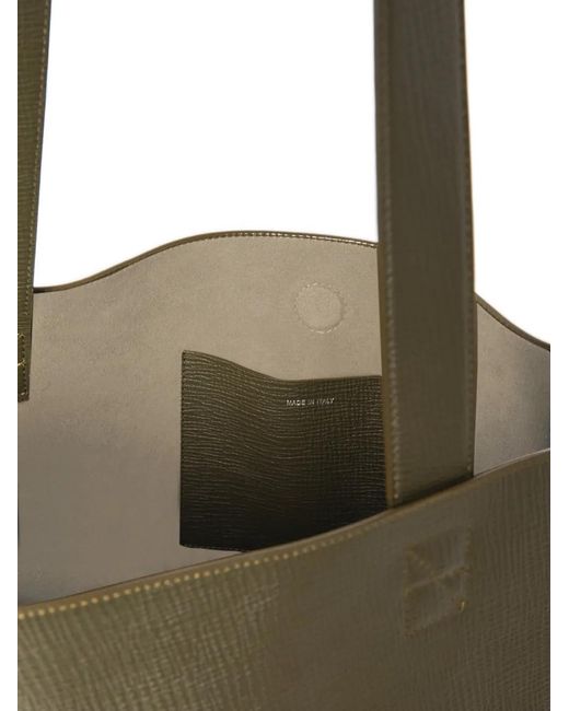 Studio Nicholson Gray Sac Porté Épaule Doublet Type 2 En Cuir Grainé
