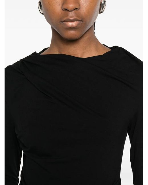 Entire studios Black Draped Top