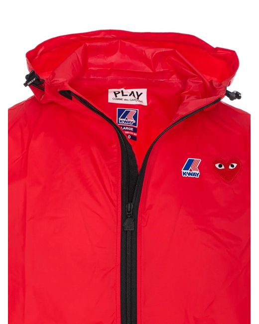 COMME DES GARÇONS PLAY Red X K-Way Veste À Logo Cœur