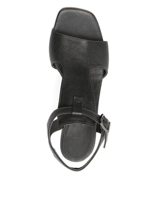 STURLINI FIRENZE Black 50Mm Buckle-Fastening Leather Sandals
