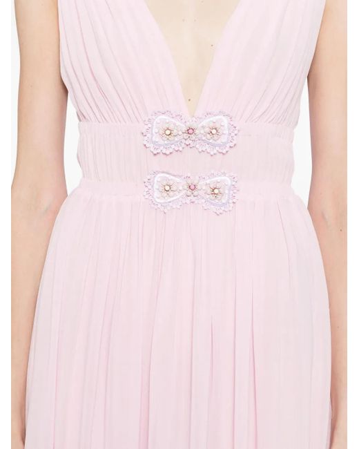 Vestido midi Amelie Cynthia Rowley de color Pink