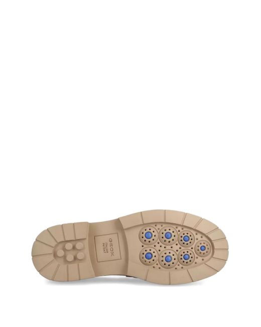 Geox Natural Suede Slip-On Loafers