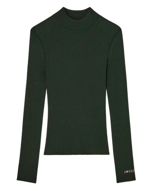 Tara Jarmon Green Crew Neck Sweater