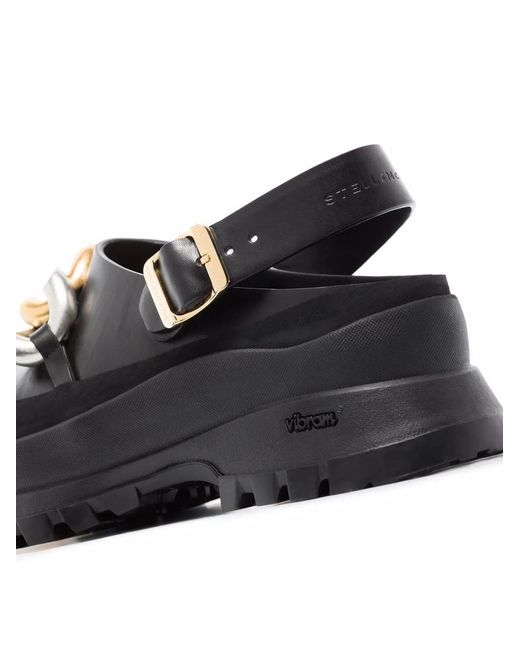 Stella McCartney Black Falabella Trace Clogs