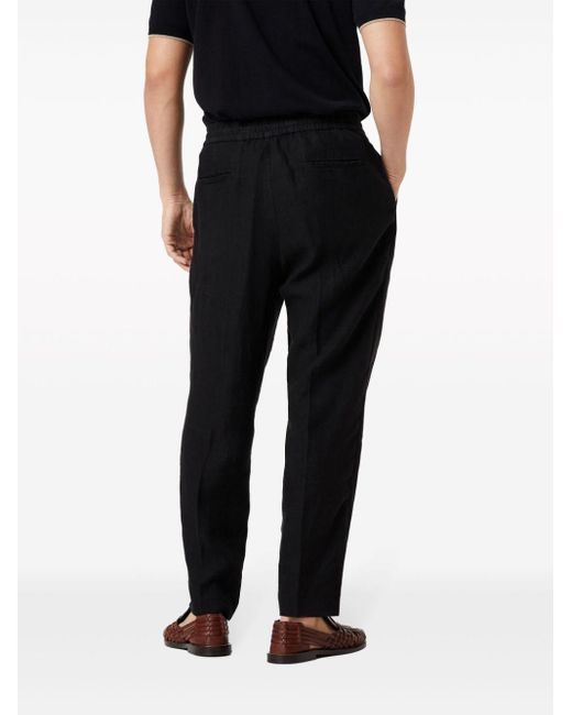 Pantalon de jogging à coupe droite Brunello Cucinelli pour homme en coloris Black