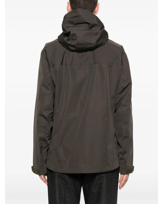 Prada Brown Hooded Zip Jacket for men