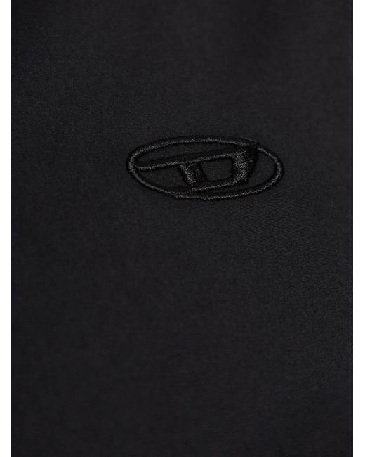 DIESEL Blue S-Kinny-Epcl Logo-Embroidered Shirt for men