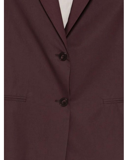 Alysi Purple Button Jacket