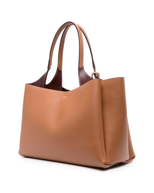 Tod's T Timeless ロゴチャーム ハンドバッグ Brown