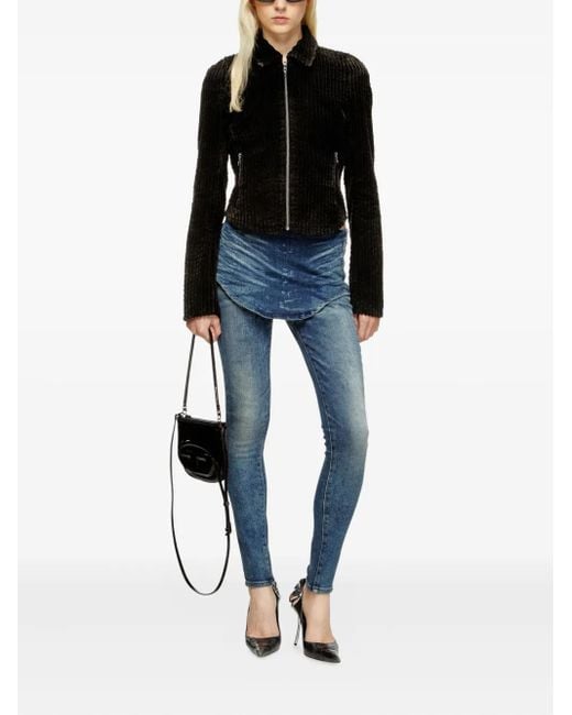 DIESEL Black G-Enea Zip-Front Jacket