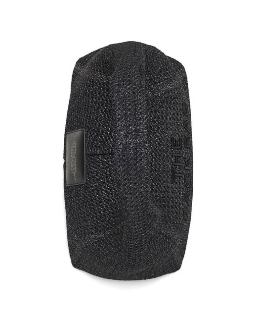Marc Jacobs Black Tote Bag Crochet Knit