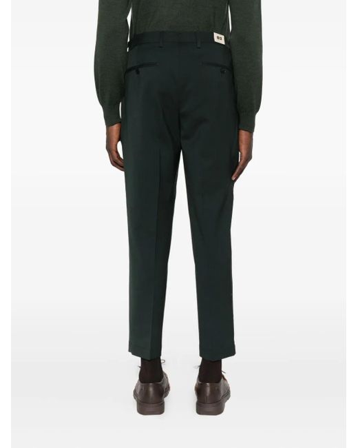 Briglia 1949 Gray Pleated-Front Trousers for men