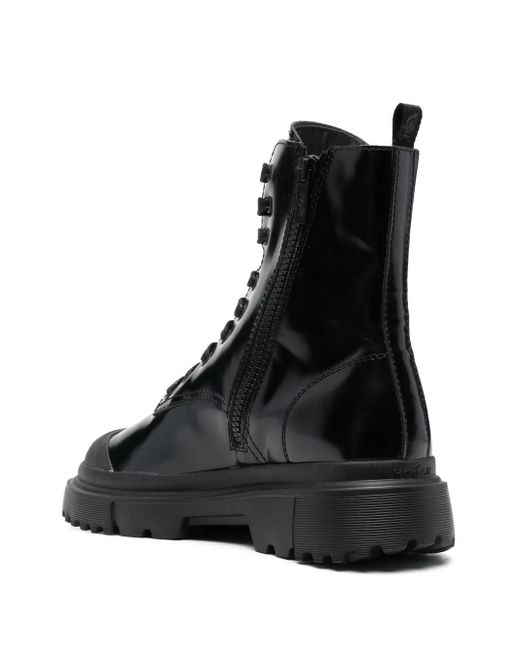 Hogan Black Stylish 22 Fall/Winter Boots for men