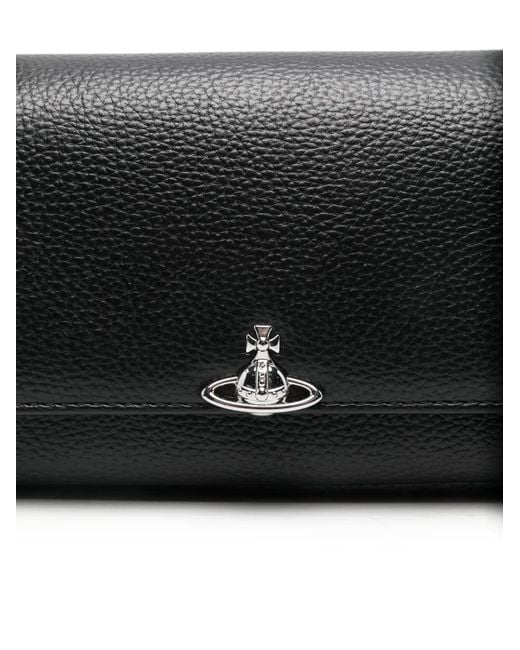 Vivienne Westwood Black Chain Orb Tote Bag