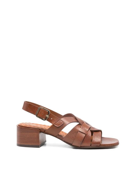 Chie Mihara Brown Leather Sandals