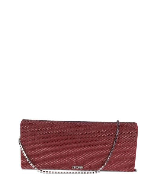 Clutch Crystal Envelope di Gedebe in Purple