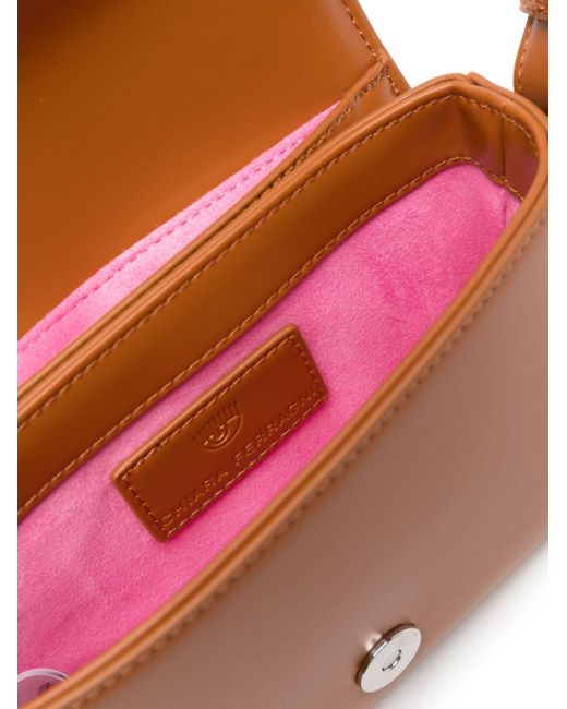 Mini sac à bandoulière Envelope Chiara Ferragni en coloris Brown