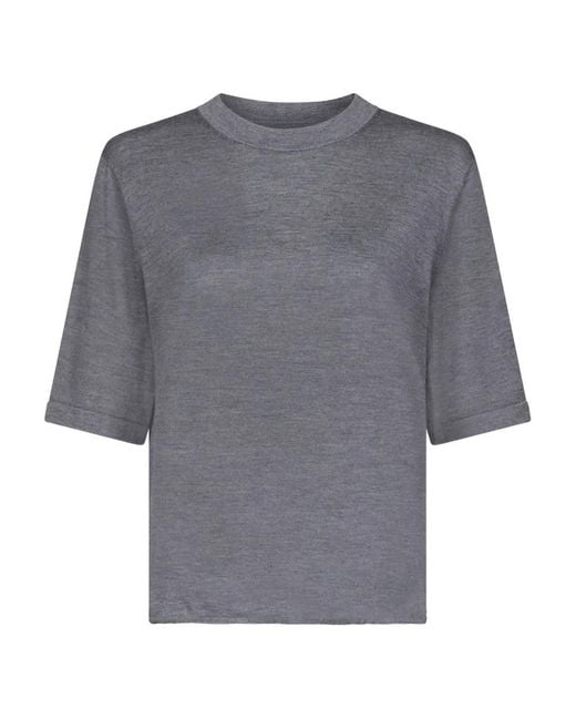 Loulou de Saison Gray Nala Short-Sleeve T-Shirt