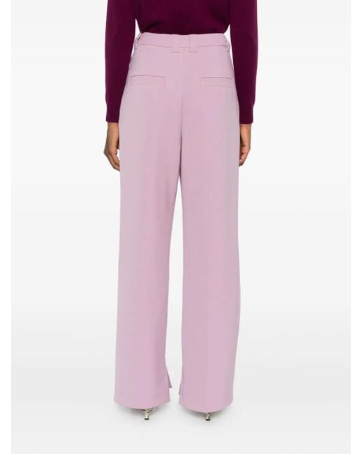 Marc O' Polo Pink Side-Slit Trousers