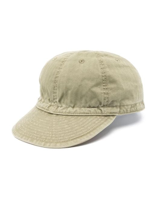 RRL Natural Herringbone-Pattern Baseball Cap for men
