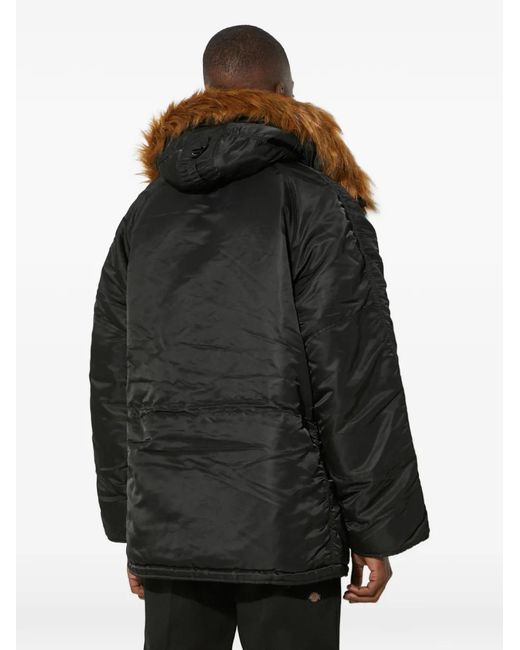Chaqueta Con Capucha Alpha Industries de hombre de color Black