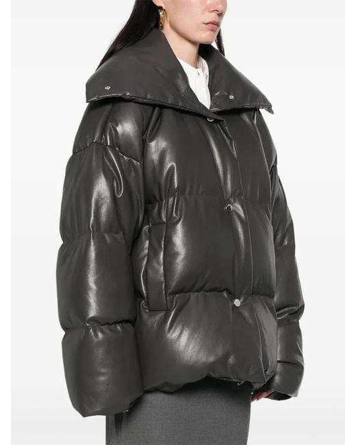 Nanushka Black Re:Down Puffer Jacket