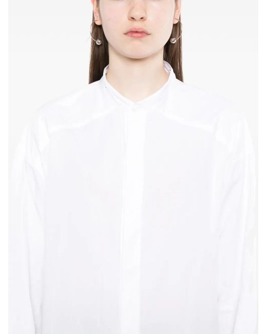 Setchu White Cotton Shirt