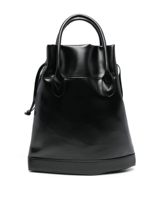 Comme des Garçons Black Faux-Leather Tote Bag