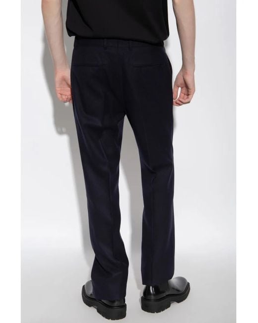 Givenchy Blue Wool Trousers for men